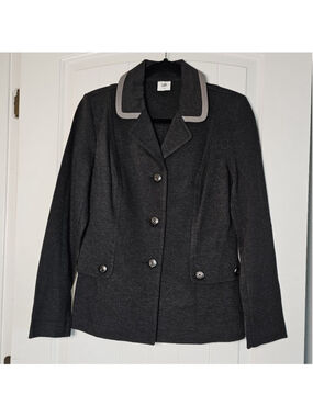 CAbi sm charcoal blazer